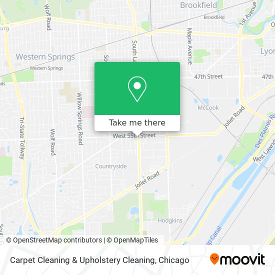 Carpet Cleaning & Upholstery Cleaning map