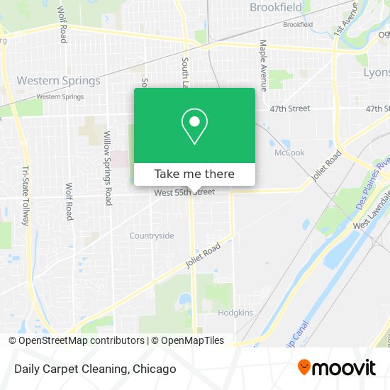 Mapa de Daily Carpet Cleaning