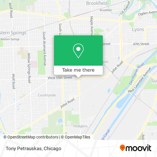 Mapa de Tony Petrauskas