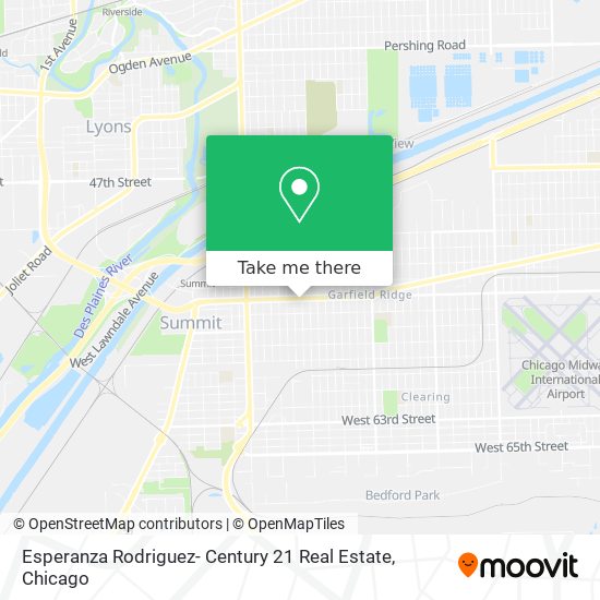 Esperanza Rodriguez- Century 21 Real Estate map