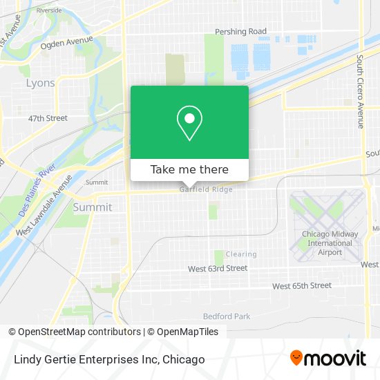 Lindy Gertie Enterprises Inc map