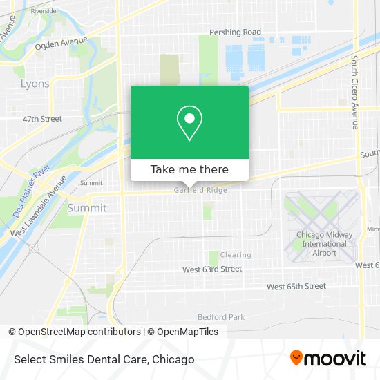 Select Smiles Dental Care map