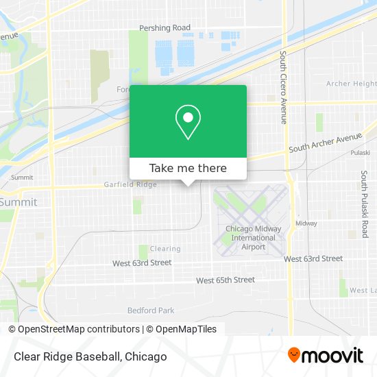 Clear Ridge Baseball map