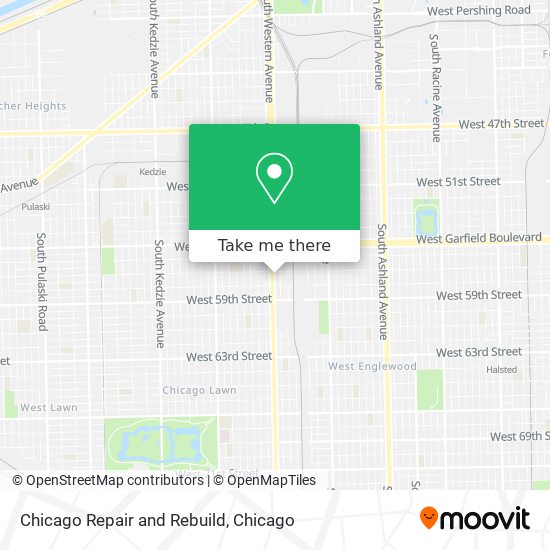 Chicago Repair and Rebuild map