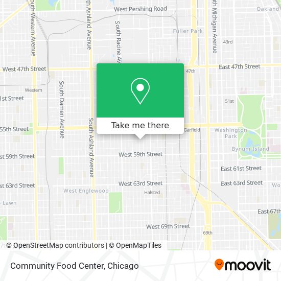 Community Food Center map