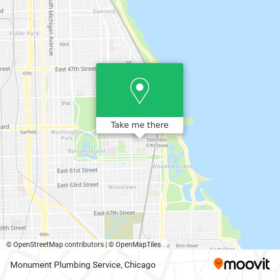 Monument Plumbing Service map