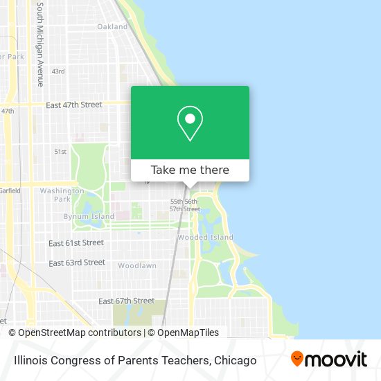 Illinois Congress of Parents Teachers map