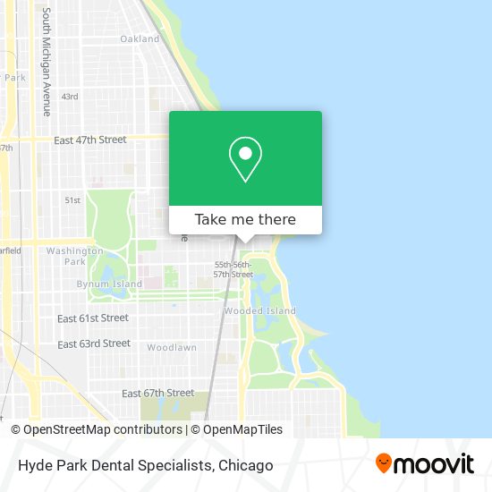 Hyde Park Dental Specialists map