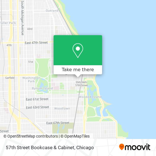 57th Street Bookcase & Cabinet map