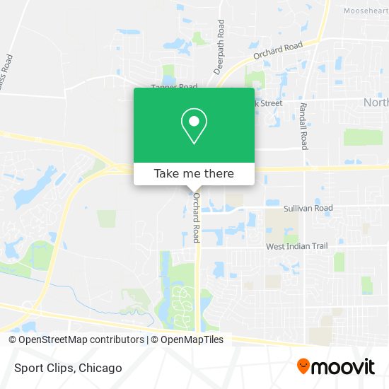 Sport Clips map