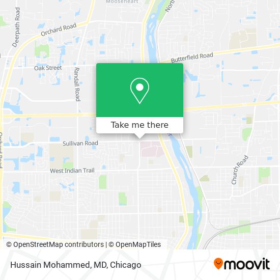 Hussain Mohammed, MD map