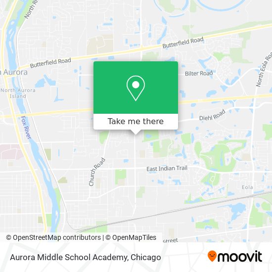 Mapa de Aurora Middle School Academy