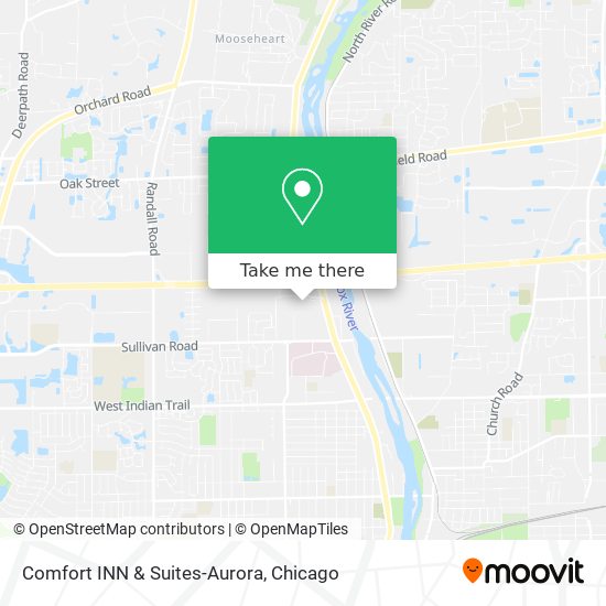 Comfort INN & Suites-Aurora map