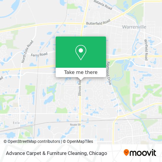 Mapa de Advance Carpet & Furniture Cleaning