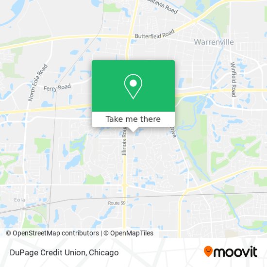 Mapa de DuPage Credit Union