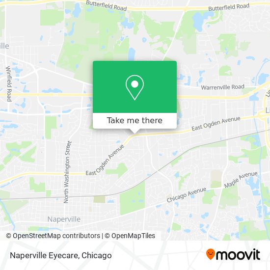 Naperville Eyecare map