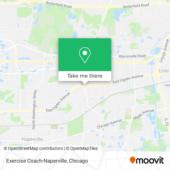 Exercise Coach-Naperville map
