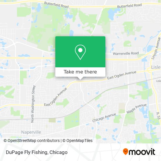 DuPage Fly Fishing map