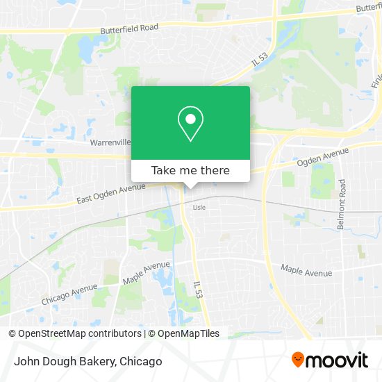 John Dough Bakery map