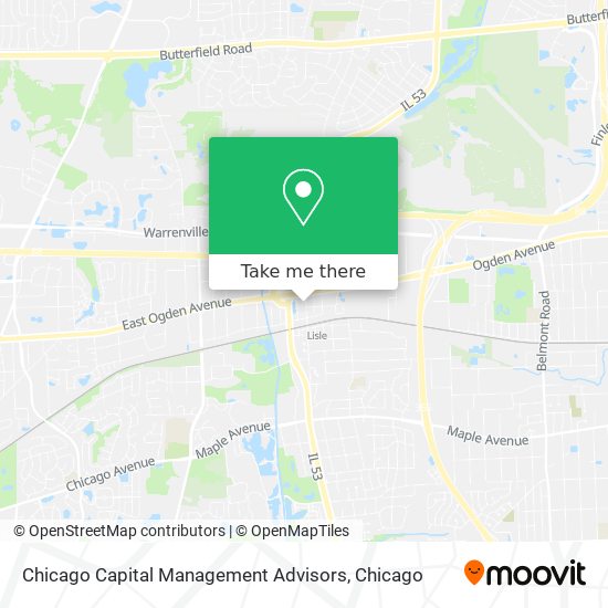 Chicago Capital Management Advisors map