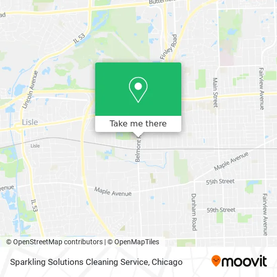 Mapa de Sparkling Solutions Cleaning Service