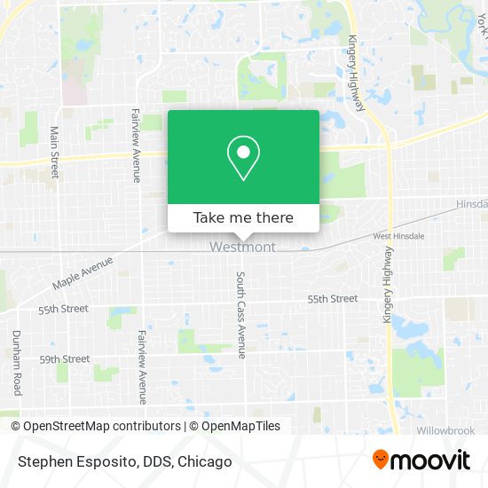 Stephen Esposito, DDS map