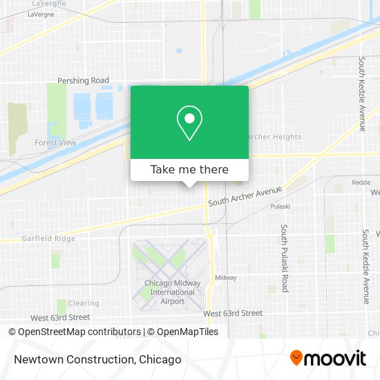 Newtown Construction map