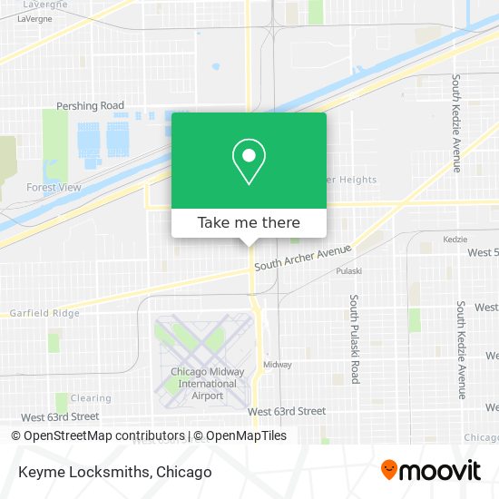 Keyme Locksmiths map