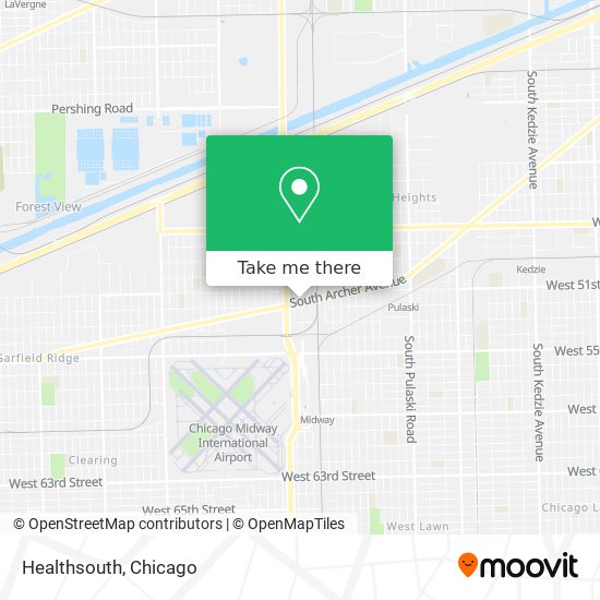 Healthsouth map