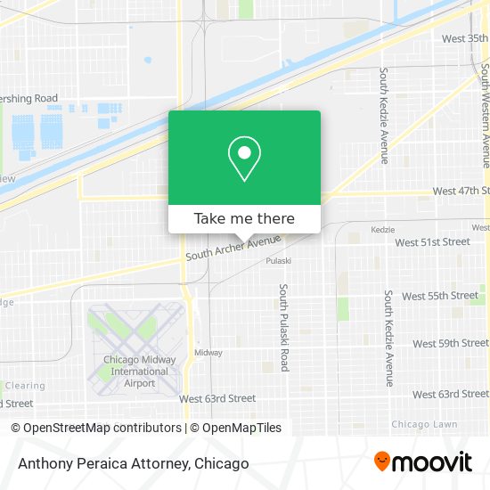 Anthony Peraica Attorney map