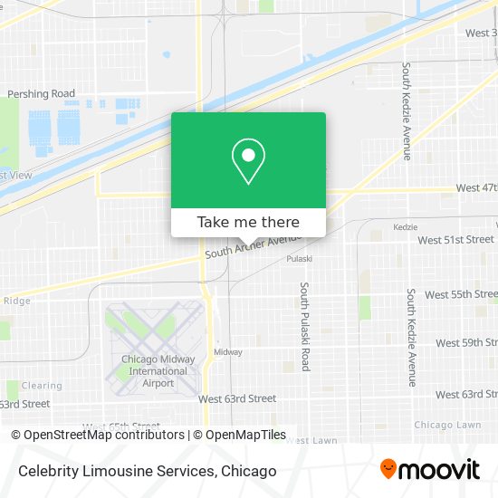Mapa de Celebrity Limousine Services