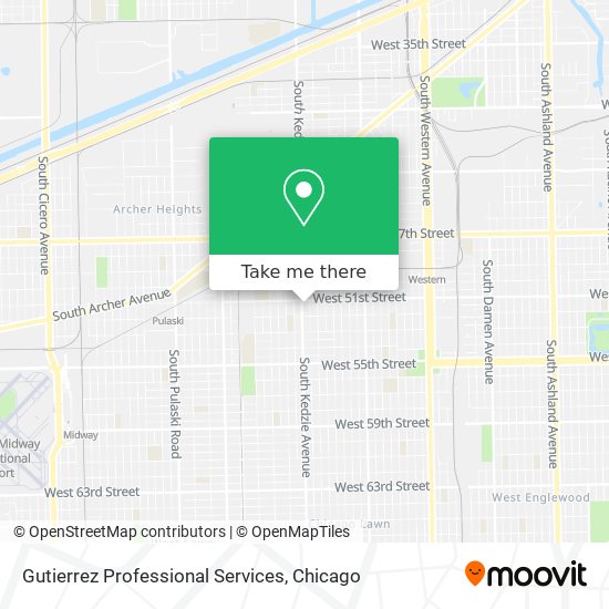 Gutierrez Professional Services map