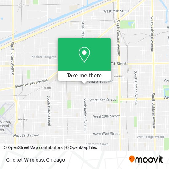 Cricket Wireless map