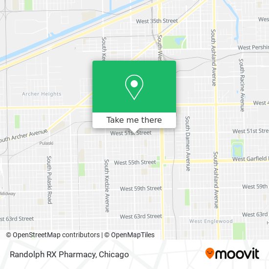 Randolph RX Pharmacy map