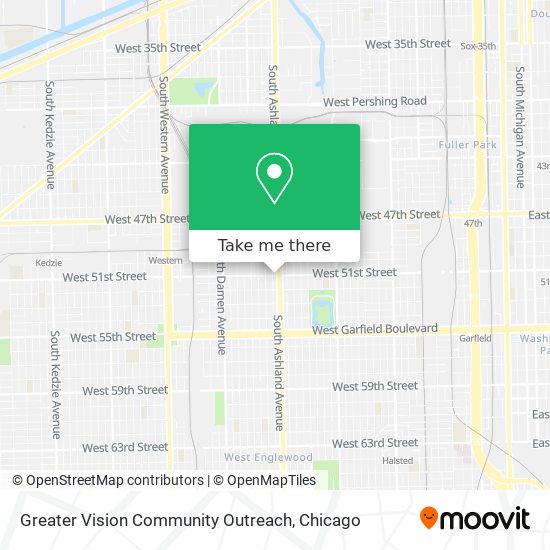 Greater Vision Community Outreach map
