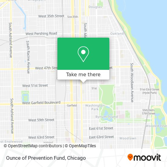 Ounce of Prevention Fund map