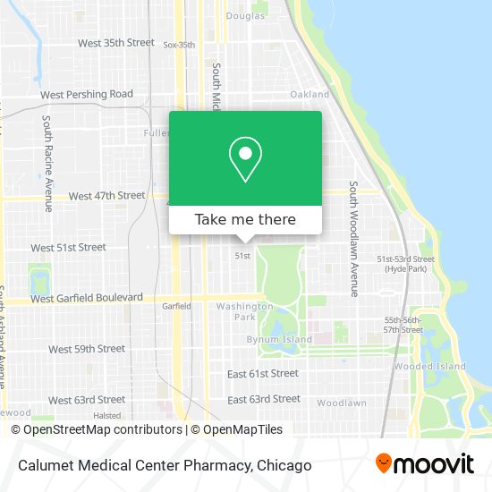 Calumet Medical Center Pharmacy map