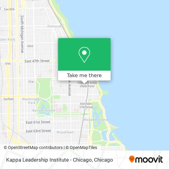 Mapa de Kappa Leadership Institute - Chicago