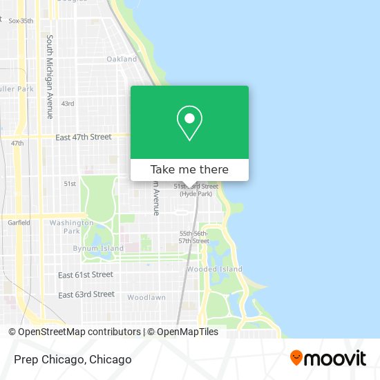 Prep Chicago map