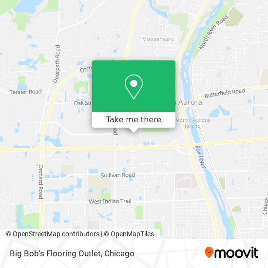Mapa de Big Bob's Flooring Outlet