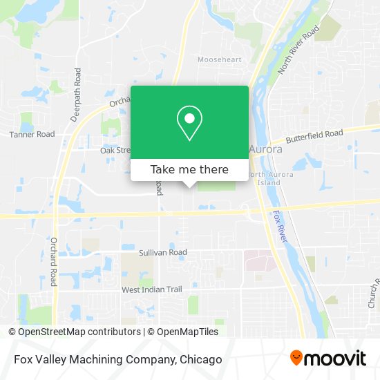 Mapa de Fox Valley Machining Company