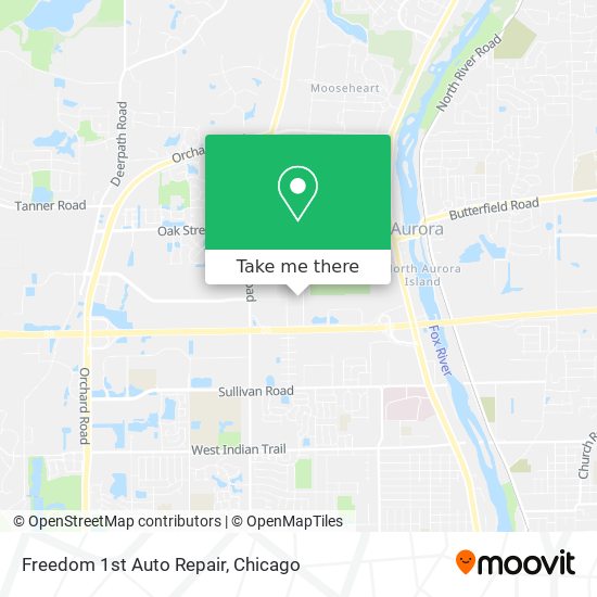 Freedom 1st Auto Repair map