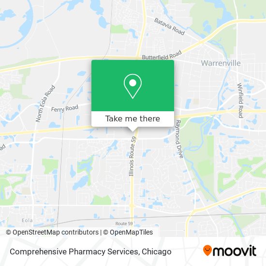 Comprehensive Pharmacy Services map