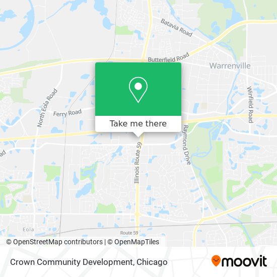 Crown Community Development map