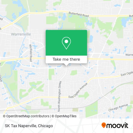 SK Tax Naperville map