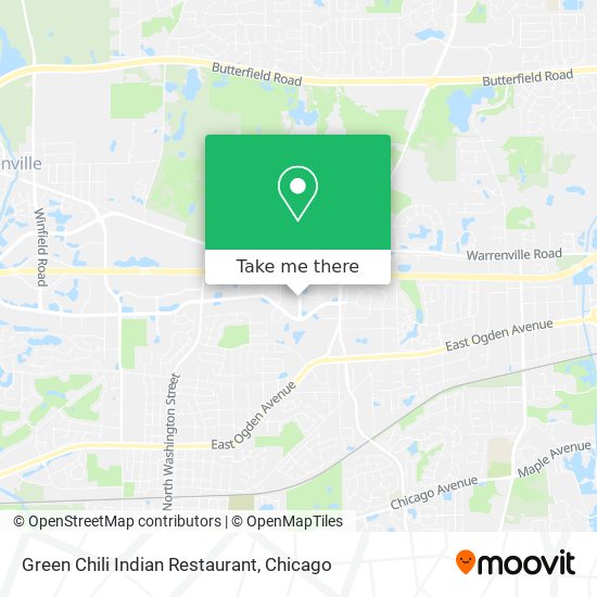 Mapa de Green Chili Indian Restaurant
