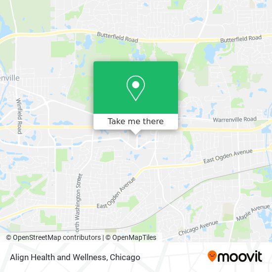 Align Health and Wellness map