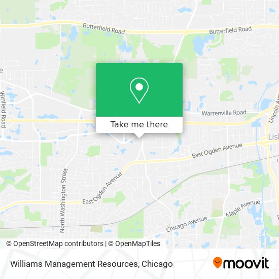 Williams Management Resources map
