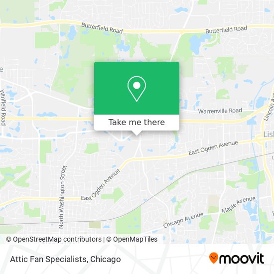 Attic Fan Specialists map