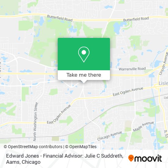 Mapa de Edward Jones - Financial Advisor: Julie C Suddreth, Aams